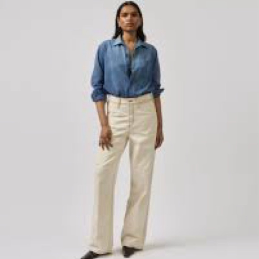 Dala Wide Leg Tan Jeans Size 25‎ NWT